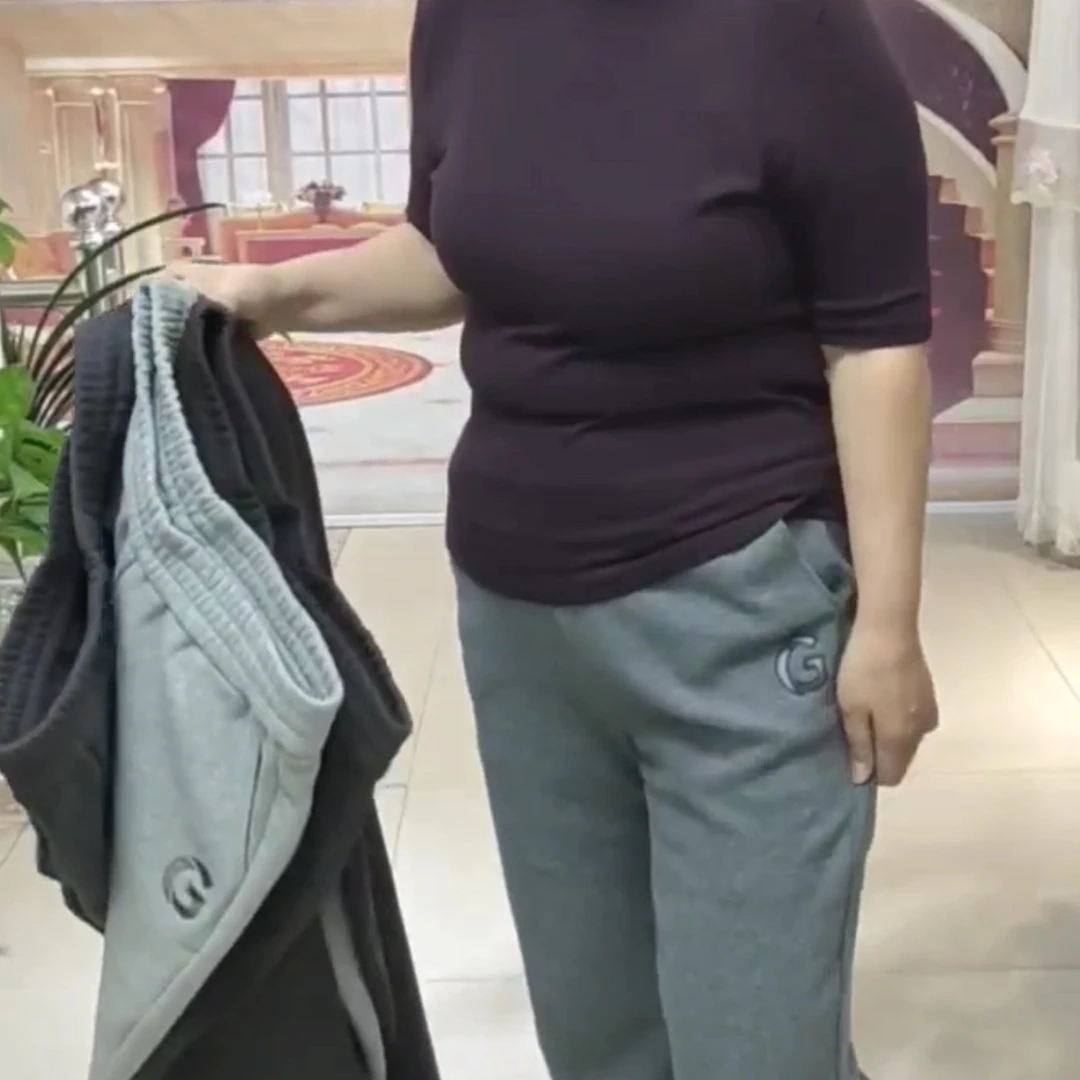 大码女装，菲玛掂加绒工装裤——250369号