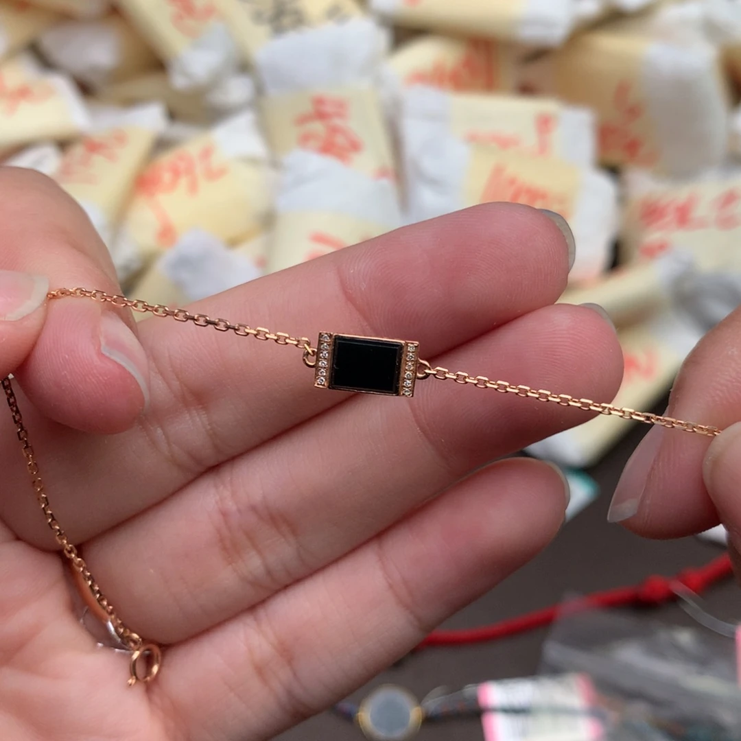 【闪购商品】18K金镶嵌手链翡翠一