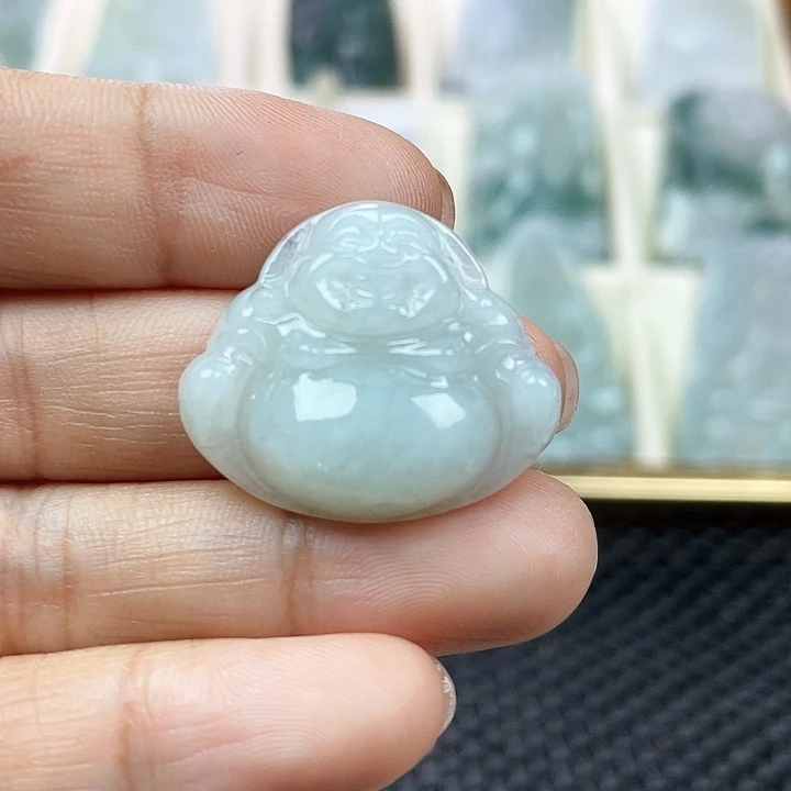 翡翠未镶嵌颈饰✔*哥天然翡翠佛