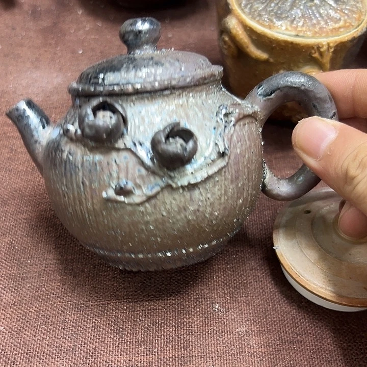 柴烧茶具陶瓷杯子