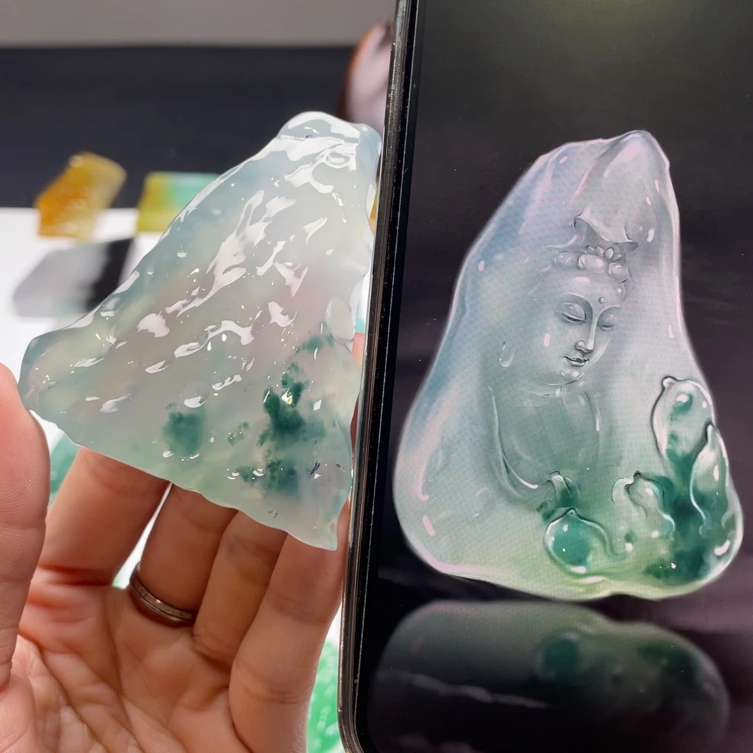定制翡翠未镶嵌包工