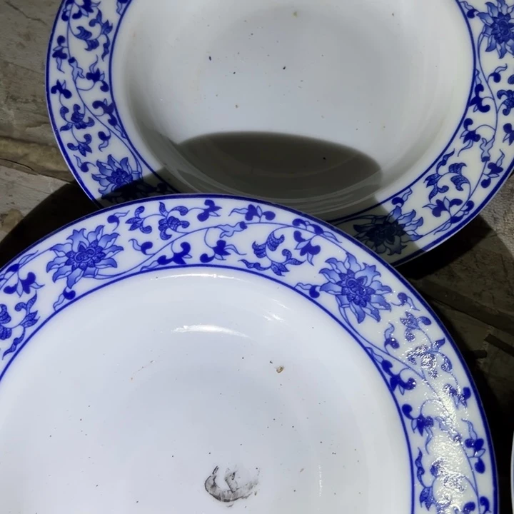 八寸深盘两个陶瓷