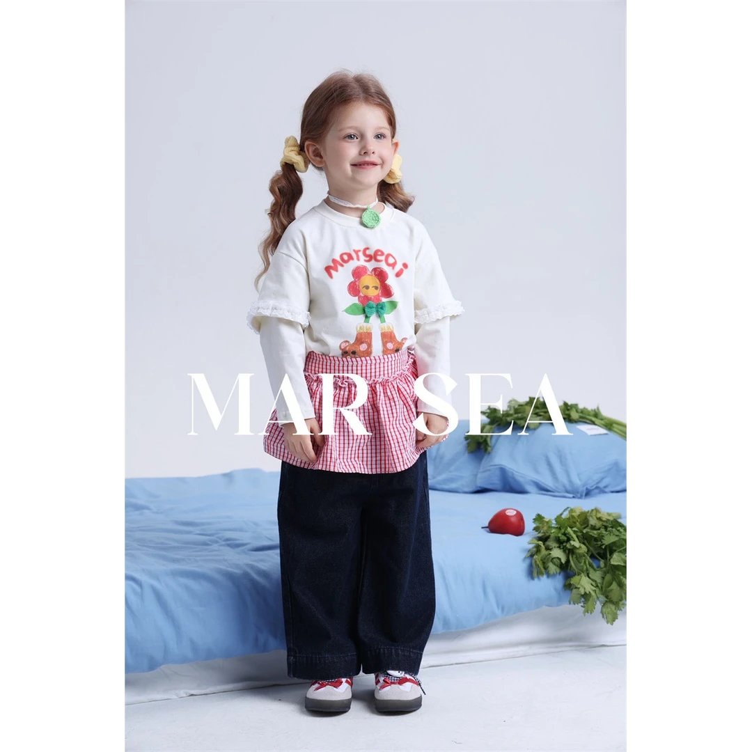 麻穗·25秋～卡通花边假两件上衣MS31055（汉服）