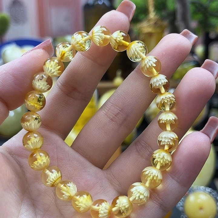 未镶嵌颈饰琥珀手链