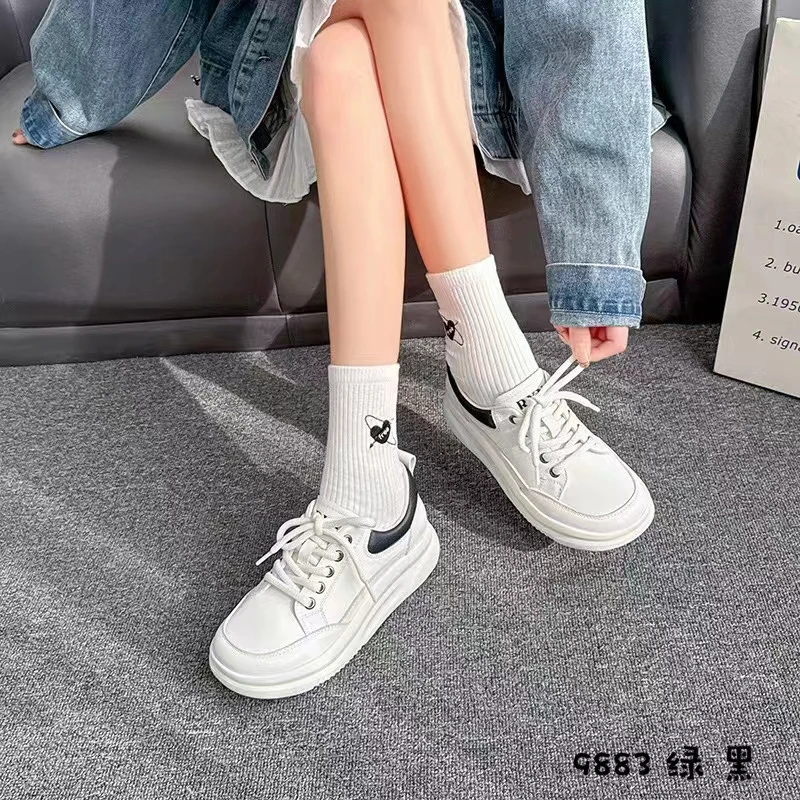 韩版深口时尚百搭女鞋低帮夏季潮流厚底时尚休闲鞋春季