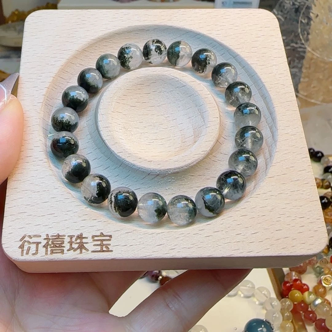 水晶手串未镶嵌绿幽灵