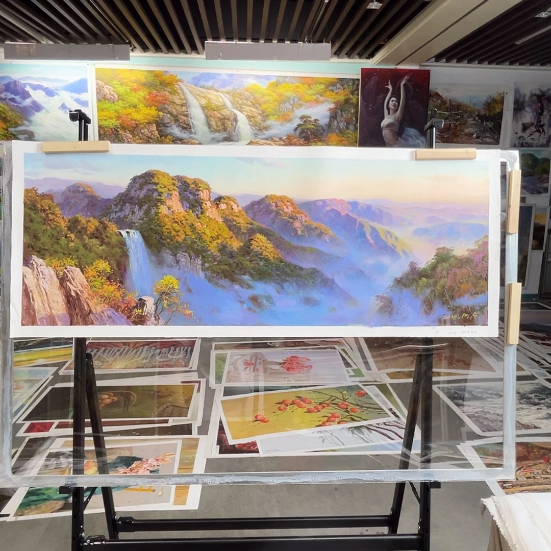 油画朝鲜艺术家油画作品