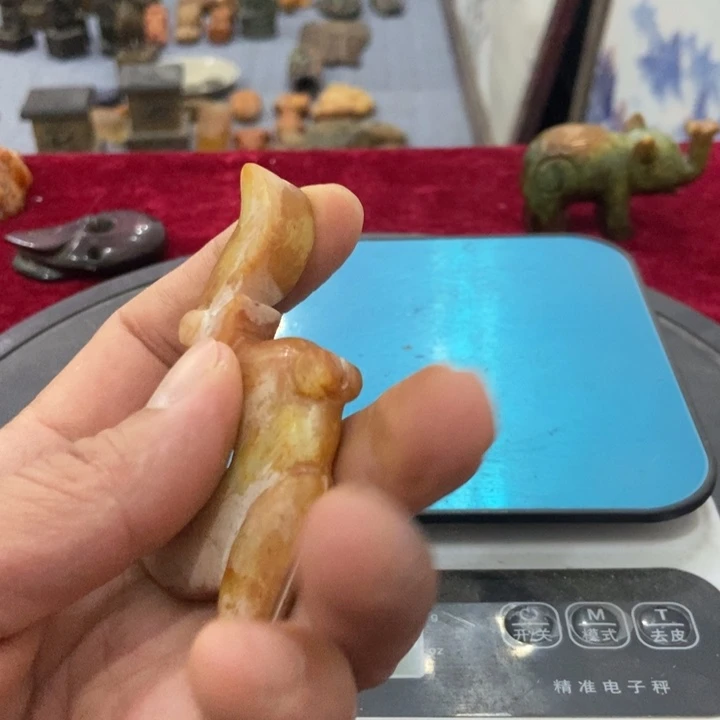 白玉菩提吊坠摆件