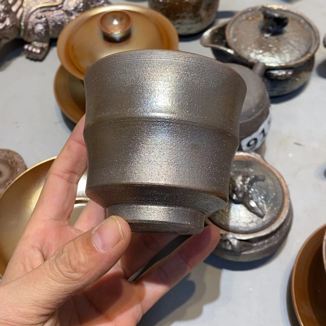 柴烧茶具陶瓷杯子