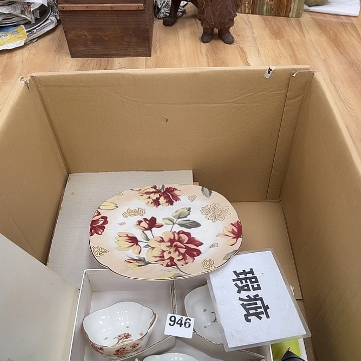 瓷片呀工艺品摆件瓷器摆件正能量