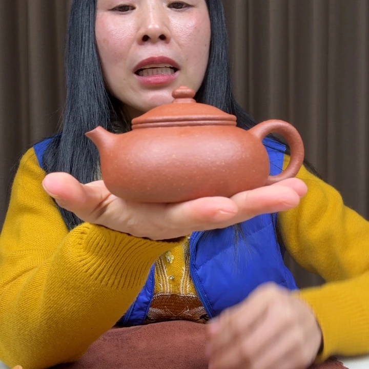 紫砂茶壶30目红绛坡寒江170cc全手工完美品