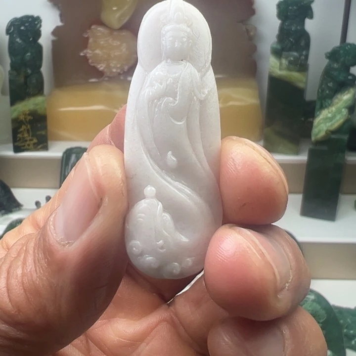 独山玉未镶嵌吊坠(不含链)