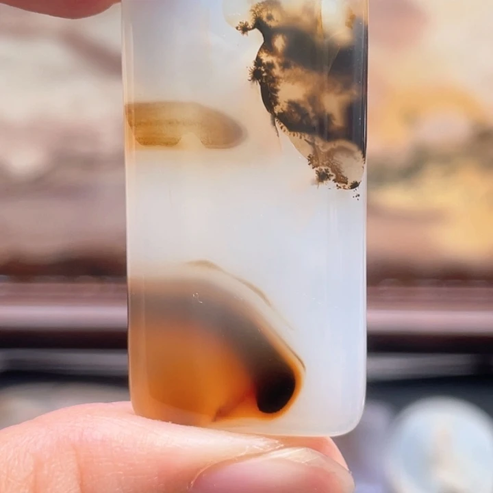 玛瑙/玉髓合金颈饰