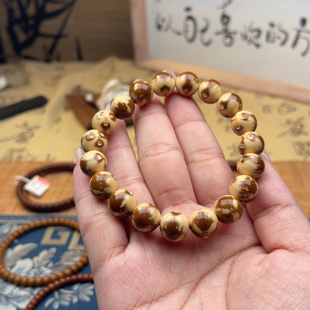 太***曌紫金鼠手串半实心熊猫光珠11➕