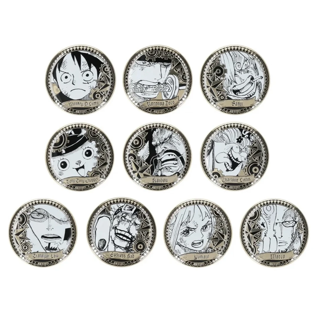 （默认代拆）海贼王黄金雕金吧唧 日谷国现盲盒代拆