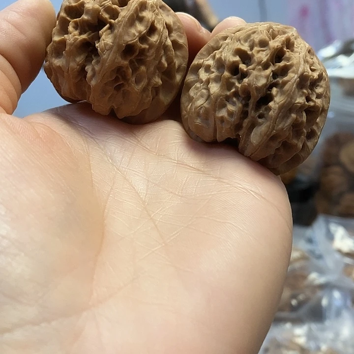 把件文玩核桃41.5野牛小众