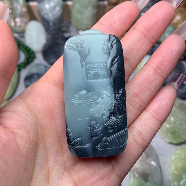 和田玉挂件未镶嵌