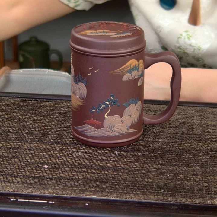 茶杯紫砂高货放漏