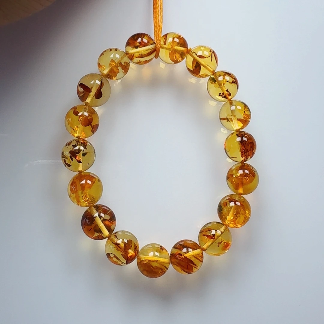 未镶嵌琥珀手链花珀