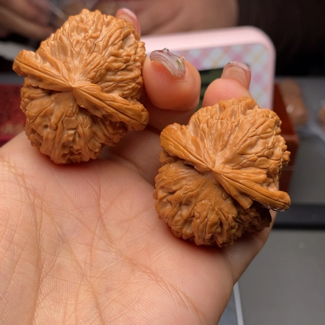 文玩核桃把件Y*.白狮子