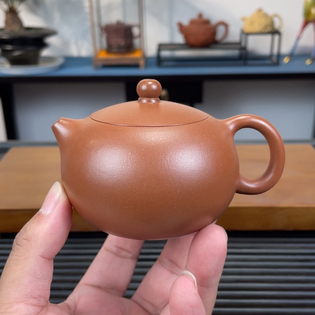 紫砂茶壶台西紫泥西施180cc