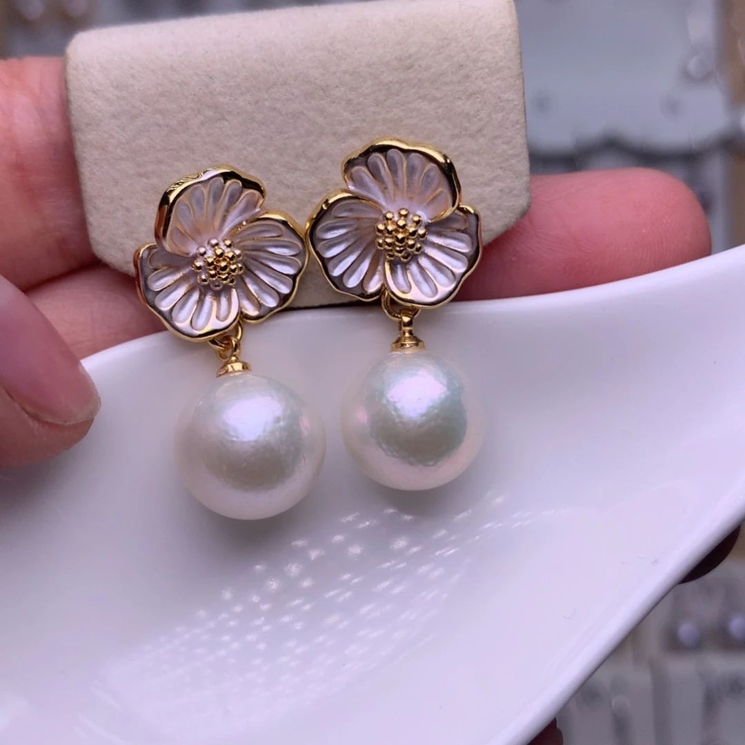 未镶嵌耳饰淡水珍珠