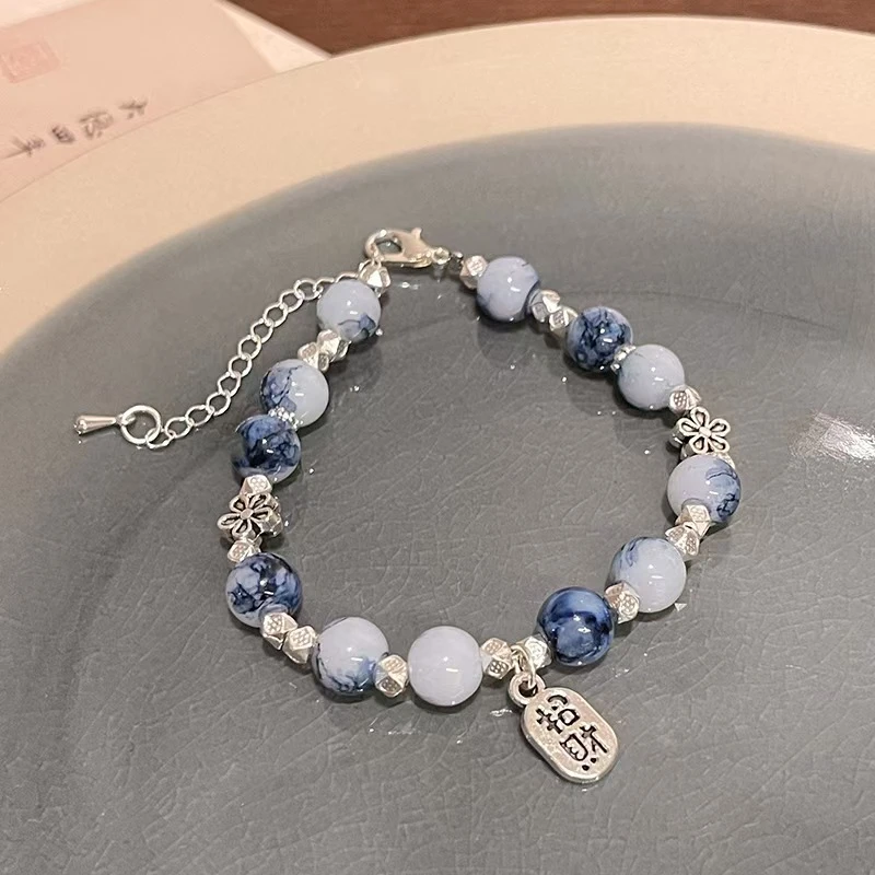 非金属仿水晶手链 A17爆款流月银河星河手链轻奢小众