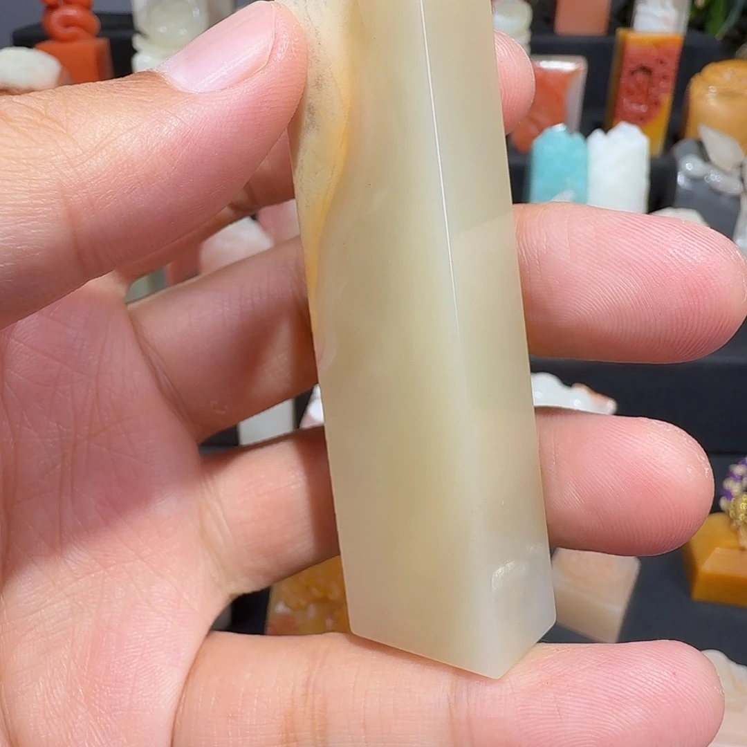 石***白老挝石印石老挝石