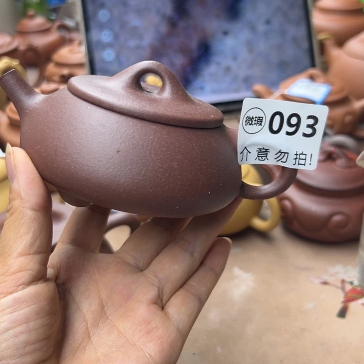 茶壶紫砂紫泥半手180