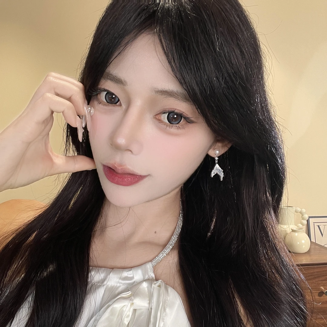 A-303 珠珠耳钉鱼尾流苏耳坠高级百搭法式轻奢耳饰