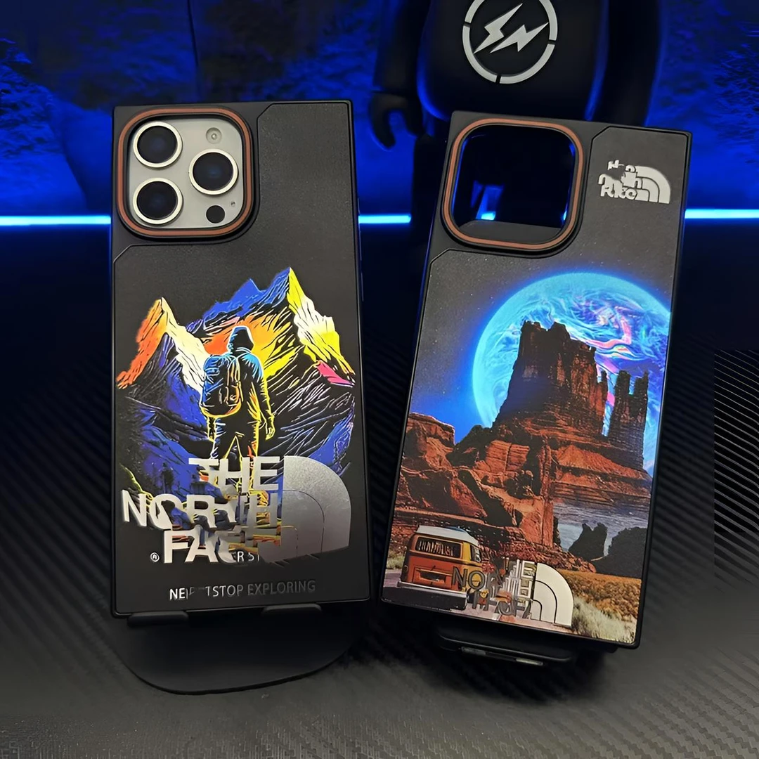 个性创意方形月球iPhone15promax手机壳14适用苹果13磁吸16镭射12