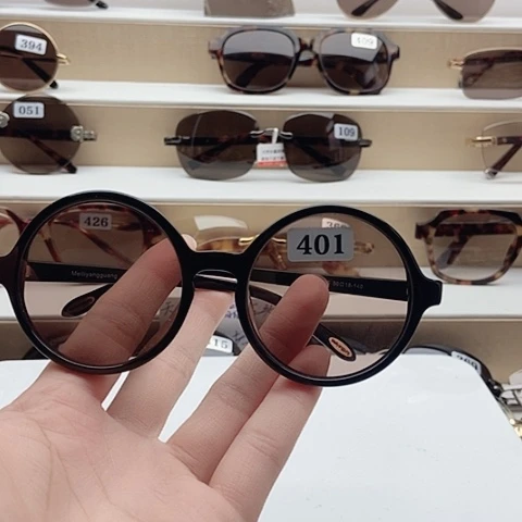 无框款天然水晶石镜