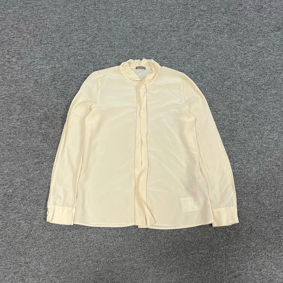 99新 BOTTEGA VENETA/葆蝶家 bv 纯色衬衫40码