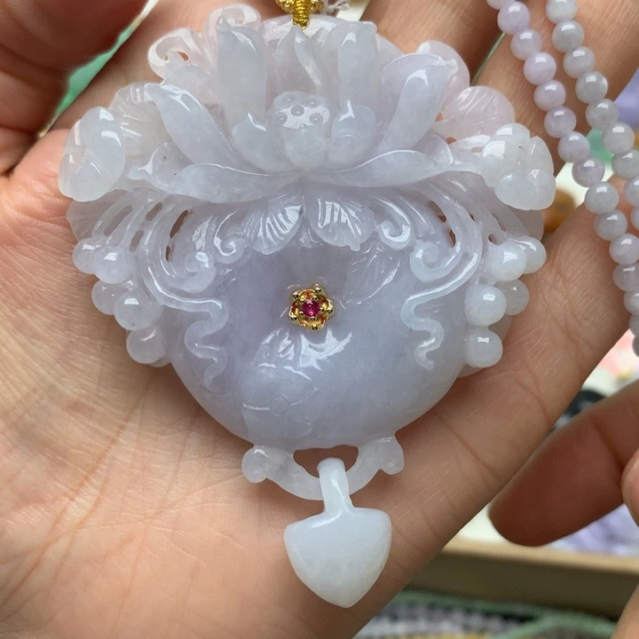 颈饰未镶嵌翡翠翡翠