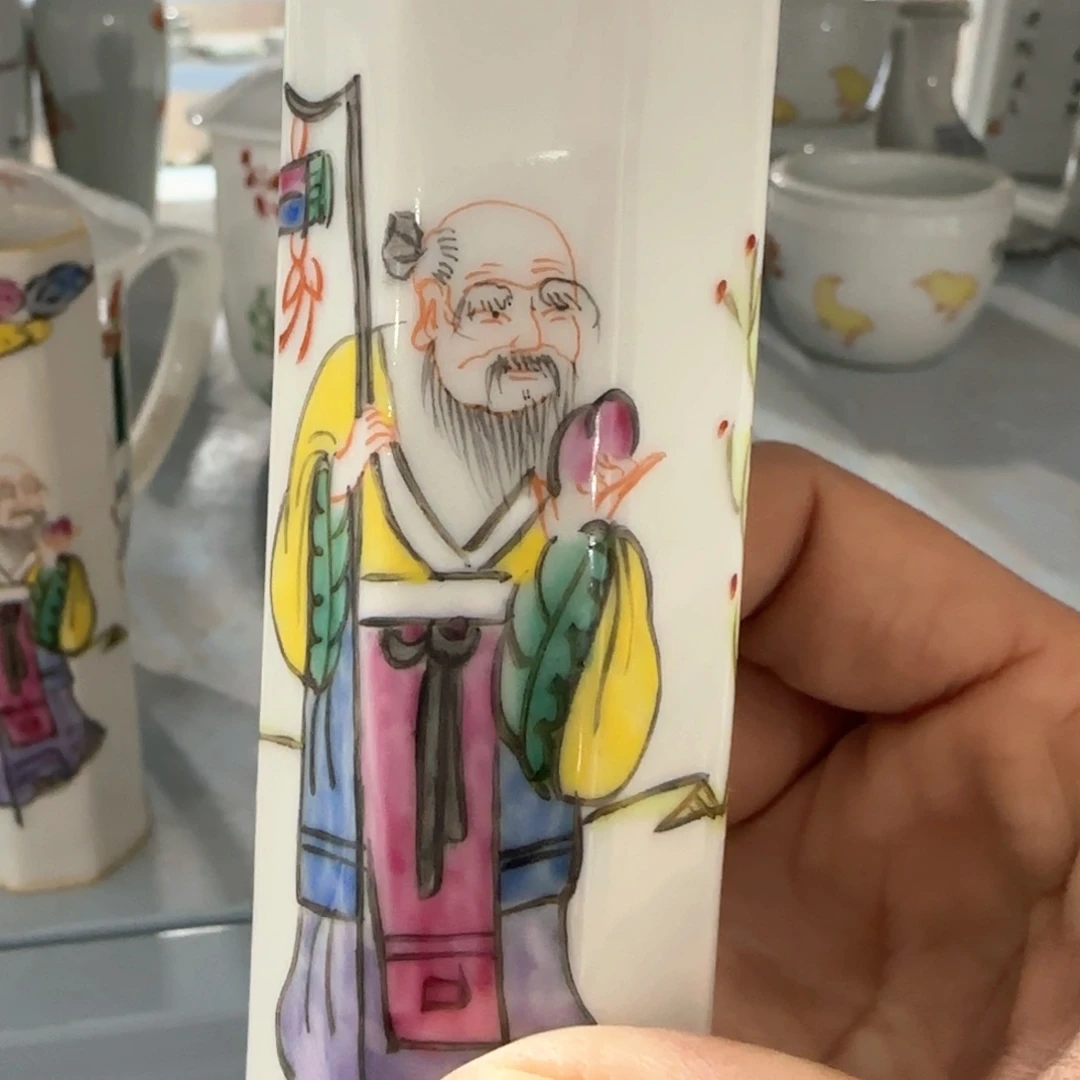 瓷片摆件手绘瓷器全部处理了吧