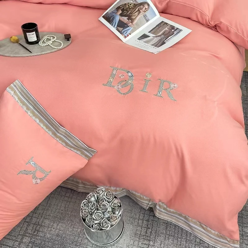 2025新款磨毛轻奢四件套简约绣花r-艾维