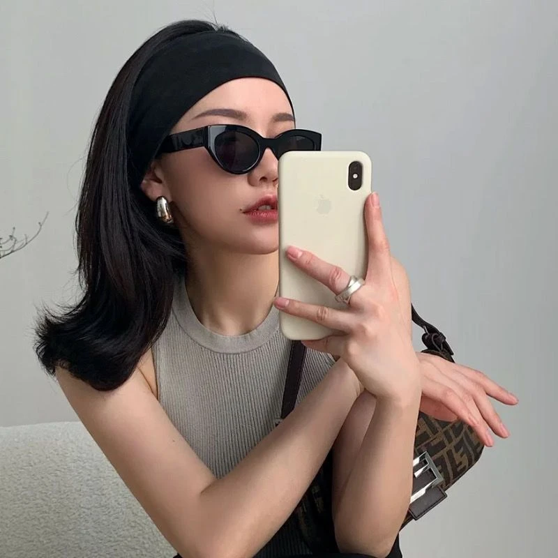 欧美宽发带洋气高级感发箍百搭运动宽边吸汗头带女2025新款头套