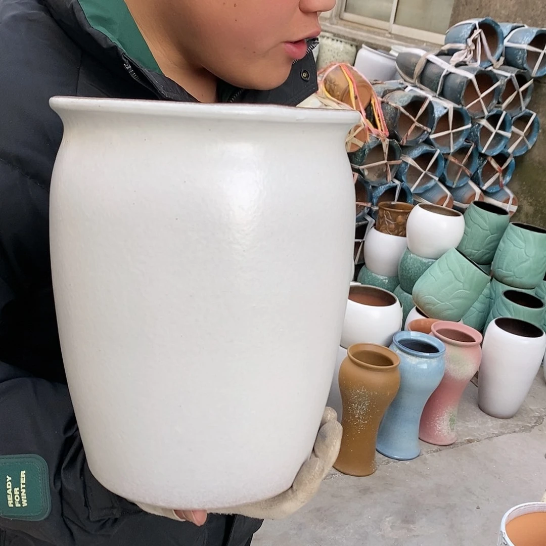 紫砂花盆正品口20高25