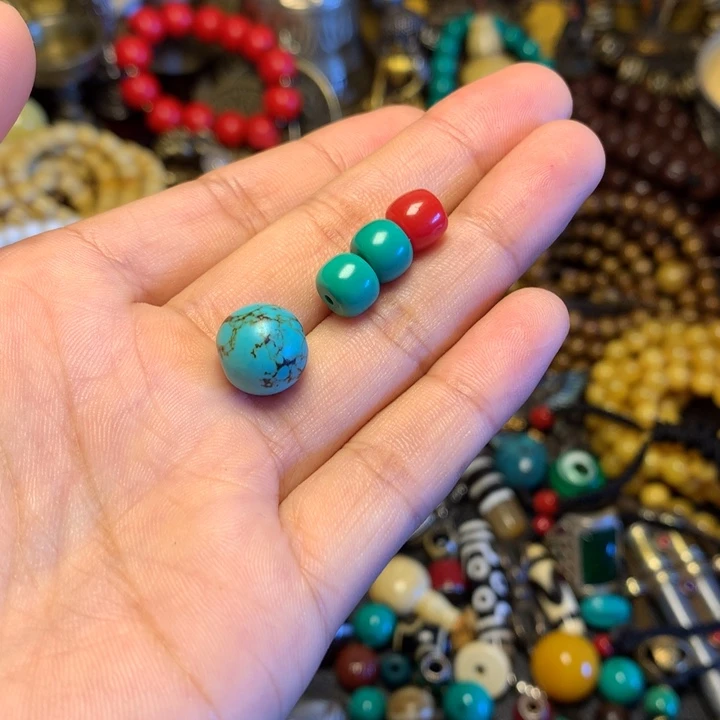 得***_泥塑藏传文玩。小配饰。