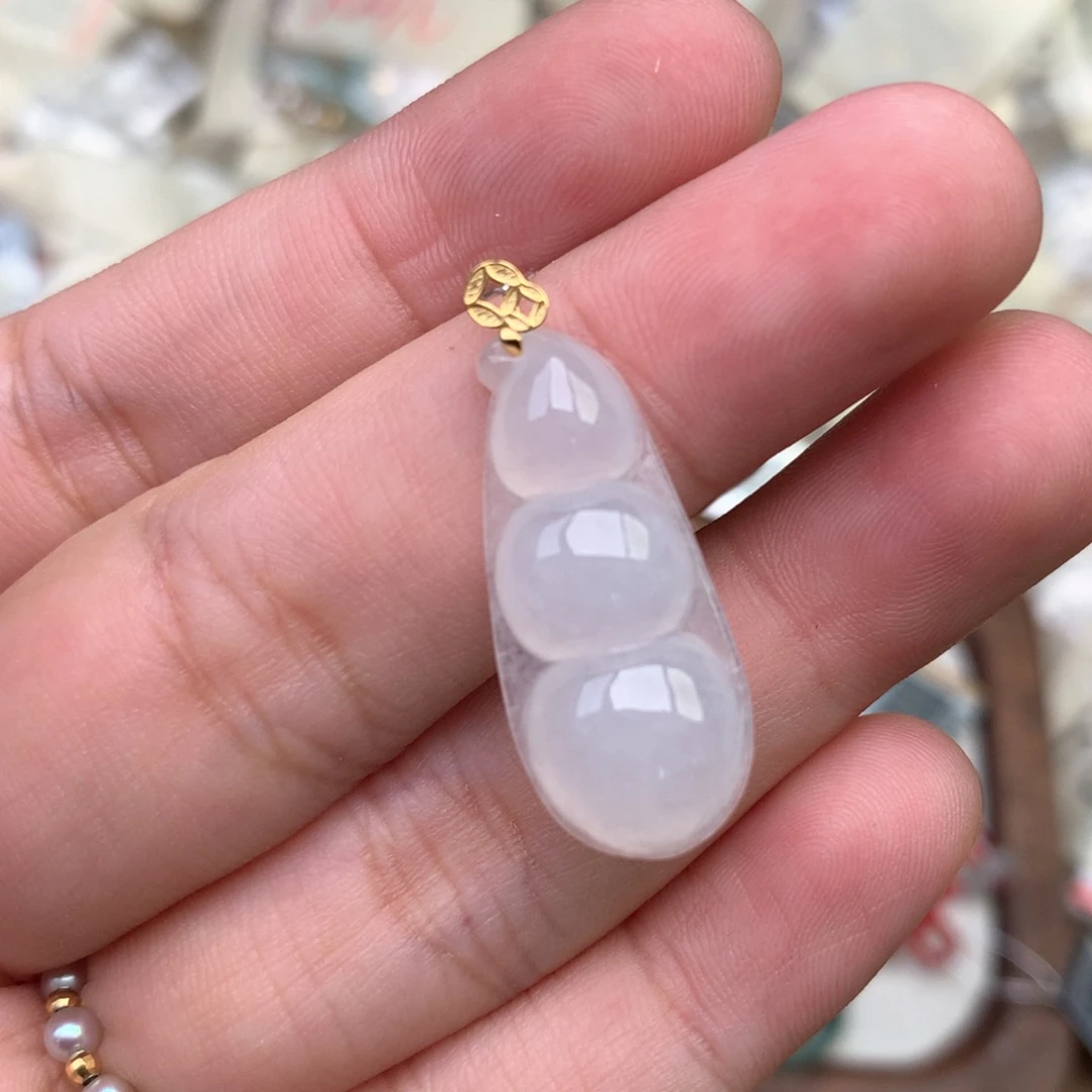 【闪购商品】18K金镶嵌挂件翡翠一