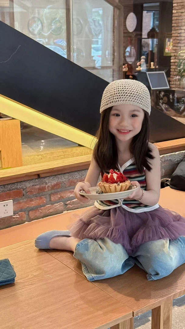 2025韩版夏季女童时尚休闲辣妹百搭洋气套装