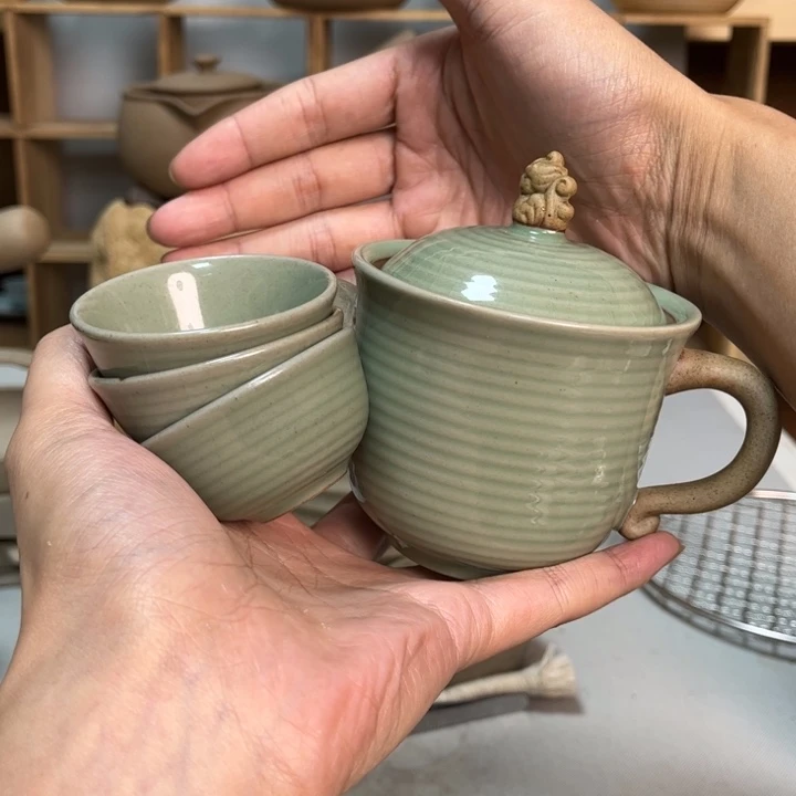 壶老段烧陶瓷茶器
