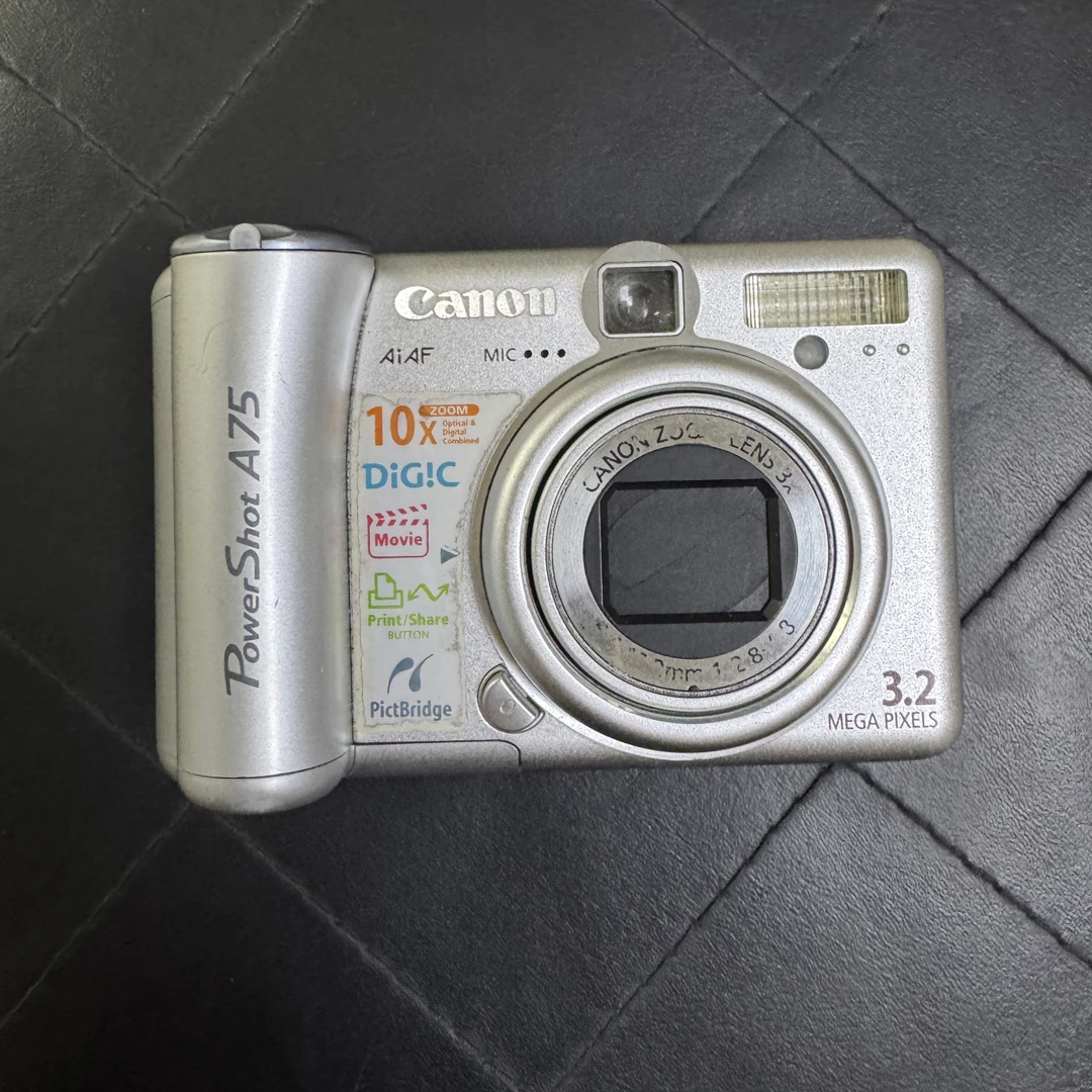 95新 Canon/佳能 A75功能正常配件齐无功能质量问题不退