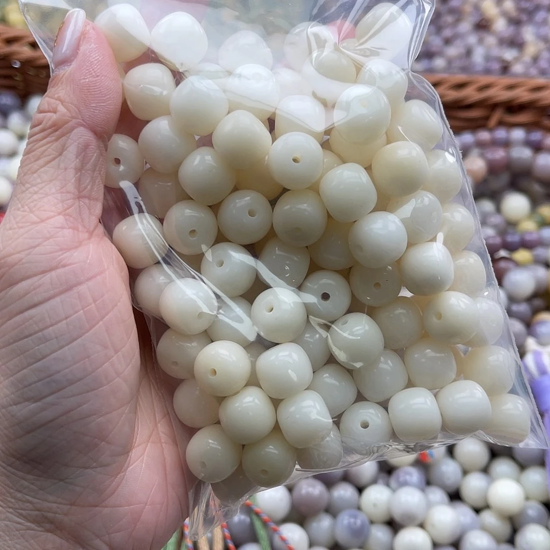 白玉菩提吊坠Q/11mm/100颗