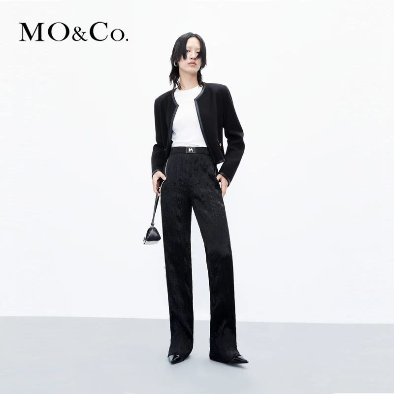 【诗语专属】【防寒】美丽诺绵羊毛MOCO秋圆领短外套MBC3COTT13