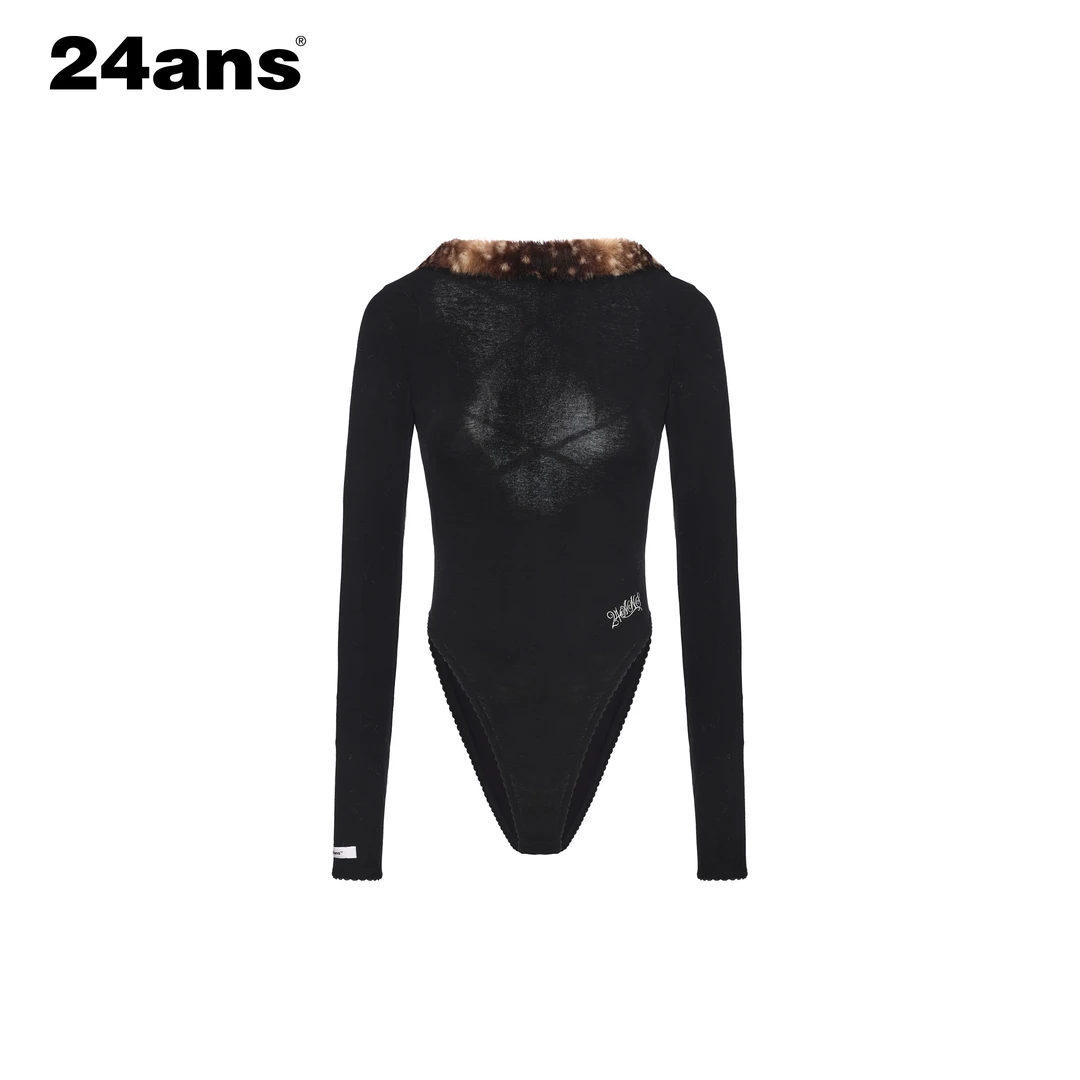 24ansLTD 羊毛拼接连体衣