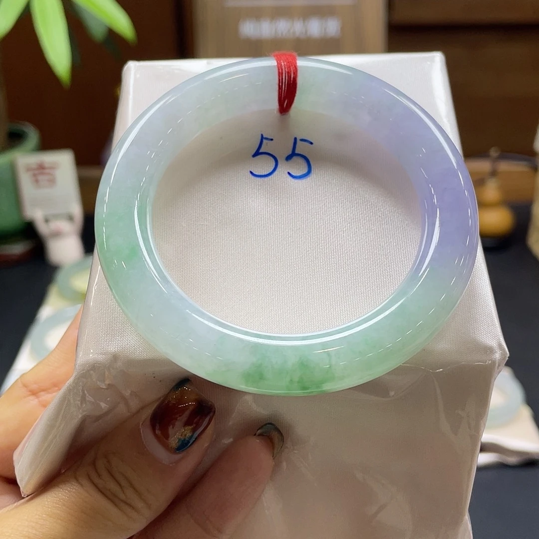 翡翠未镶嵌手镯46号链接