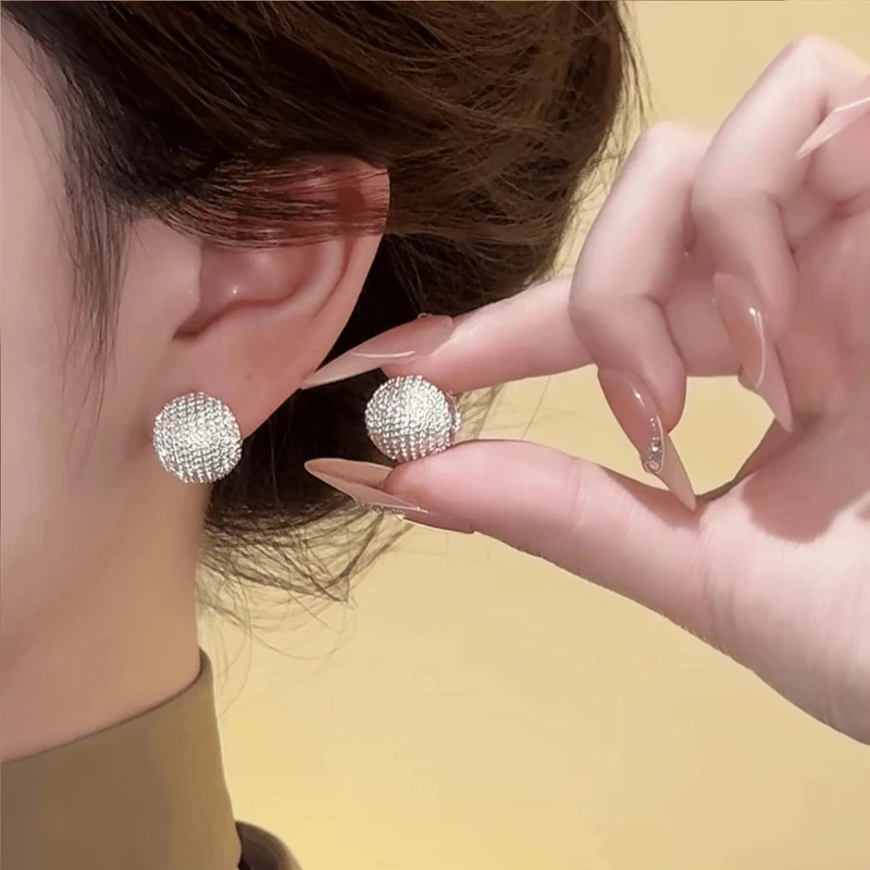 铜合金耳饰 【月亮城堡】百搭设计感耳环个性气质欧美简约