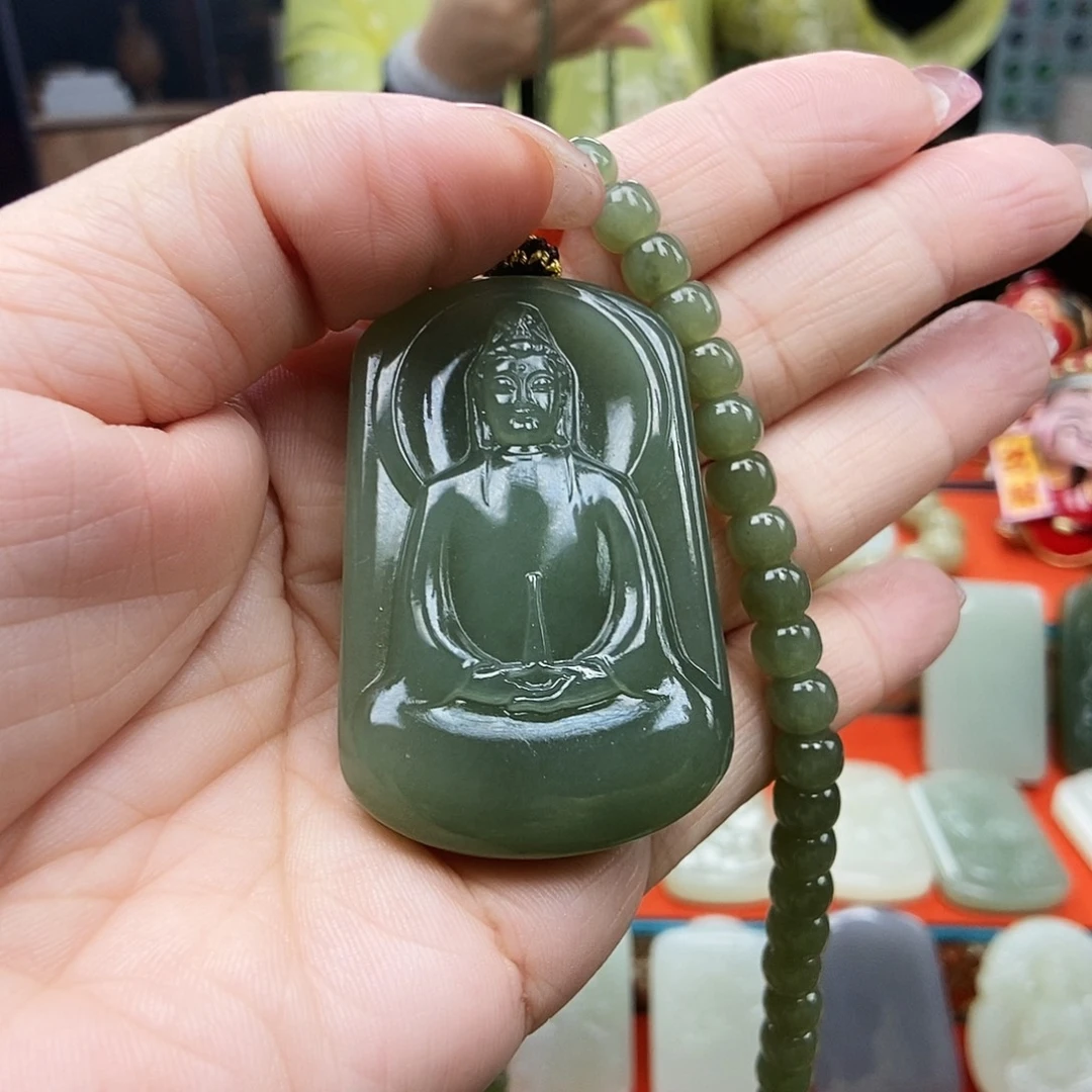 招***猫和田玉未镶嵌颈饰