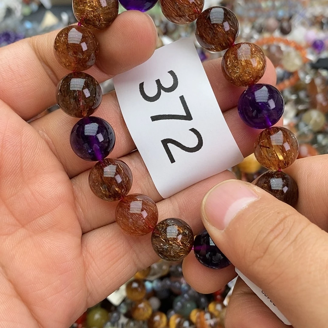 水晶未镶嵌手链手链